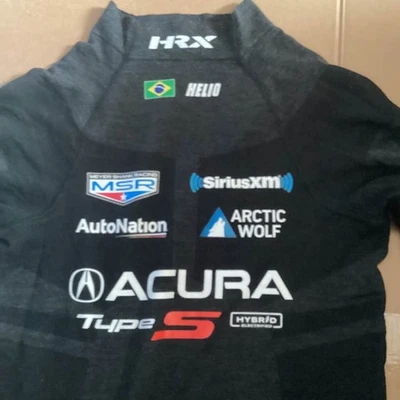 Camisa Helio Castroneves IMSA 2023 Petit Race Winner/usada Nomex Shank Meyer Shank Foto 1 de 4