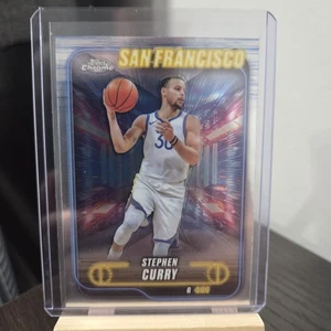 2024-25 Topps Chrome Stephen Curry Card - Picture 1 of 2