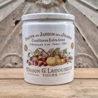 Ancien Pot de confiture « Maison G. Lamoureux » - Fruits du Jardin de la France