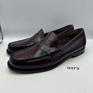 GH Bass Weejuns Logan Klassisch Herren 11D Leder Penny Loafer Burgund - Bild 1 von 6