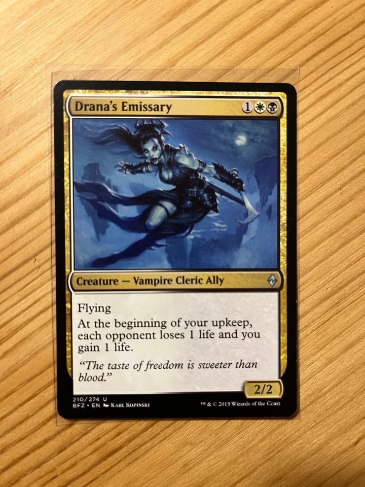 MTG Magic 1x Drana's Emissary (Battle for Zendikar) M/NM Eng - Bild 1 von 1