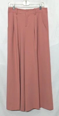 Pantalones Alice + Olivia Rosa Suave Pierna Ancha Talla 8 Hechos en EE. UU. Foto 1 de 4