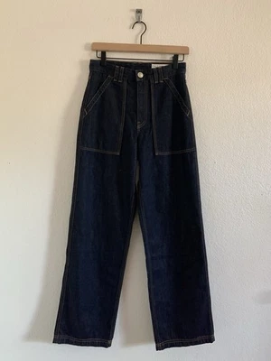Rag & Bone Wide Leg High-Waist Jean Women’s Size 23 Denim Blue Cotton - Image 1 of 4
