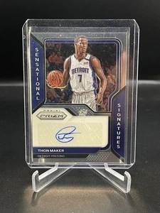 Autógrafo automático Prizm Sensational Signatures 2020-21 Thon Maker #SS-THO - Imagen 1 de 2