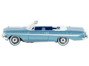 1961 Chevrolet Impala Convertible Jewel Blue Metallic and White with Blue Interi - Picture 1 of 4