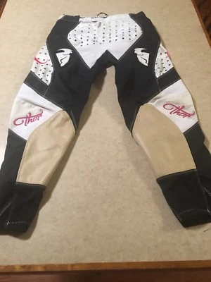 Pantalones de equitación para mujer THOR talla 9/10 carretera negro rosa Foto 1 de 4