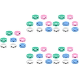 5 Pieces Cartoon -Froschring Fingernagelringe Charm-Ringe Fräulein - Bild 1 von 12