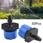 50 Pcs Garden Drop Irrigation Sprinklers Micro Water Emitter Dripper Drip Head