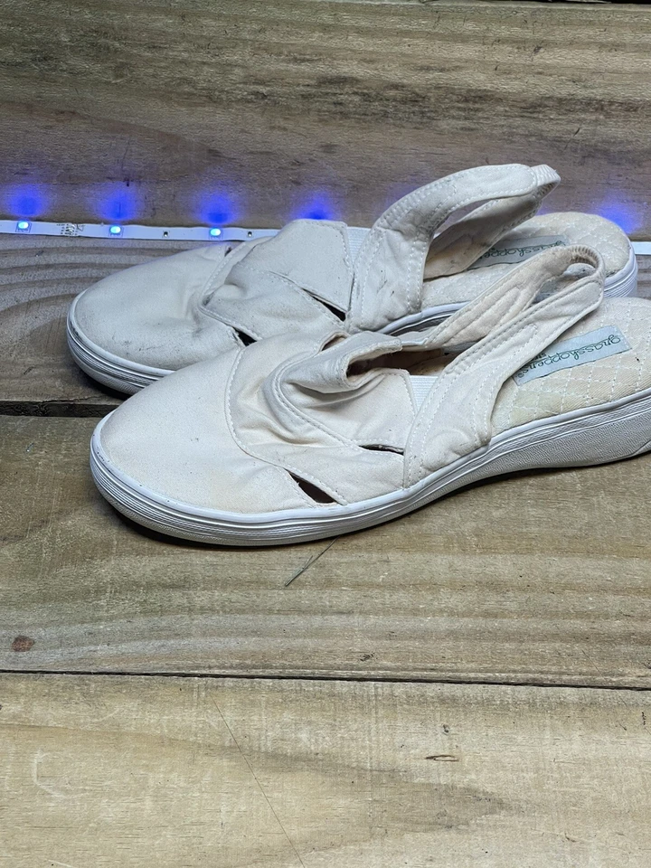 Zapato de cuña Grasshoppers talla 9W melocotón/rosa Foto 1 de 4