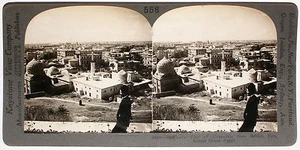 Keystone Stereoview Bird’s-eye View, Alexandria, Egypt 10’s Education Set #558 A - Picture 1 of 2