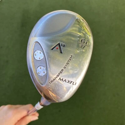 Maxfli A10 27* 6i 6 Hybrid RH Ladies Harrison Striper Graphite 38" Needs Grip - Image 1 of 4