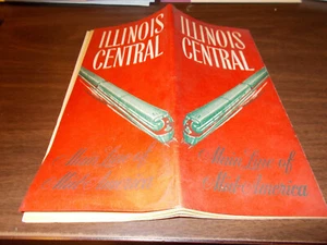 1956 Illinois Central Railroad Time Table / 29. April 1956 - Bild 1 von 2