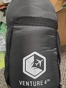 VENTURE 4TH Backpacking Sleeping Bag – XXL Black 4.5lbs Warm/Cold Weather - Picture 1 of 3