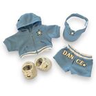Build-a-Bear Outfit Dance Blue Shorts Hoodie Visor Sketchers Sneakers BAB Star