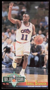 Fleer 93-94 NBA Jam Session #36 Terrell Brandon Cleveland Cavaliers 2 - Imagen 1 de 2