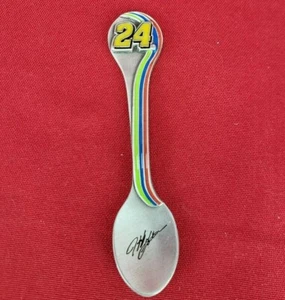 Cuchara Jeff Gordon Great American Products 1999 peltre liso coleccionable - Imagen 1 de 5