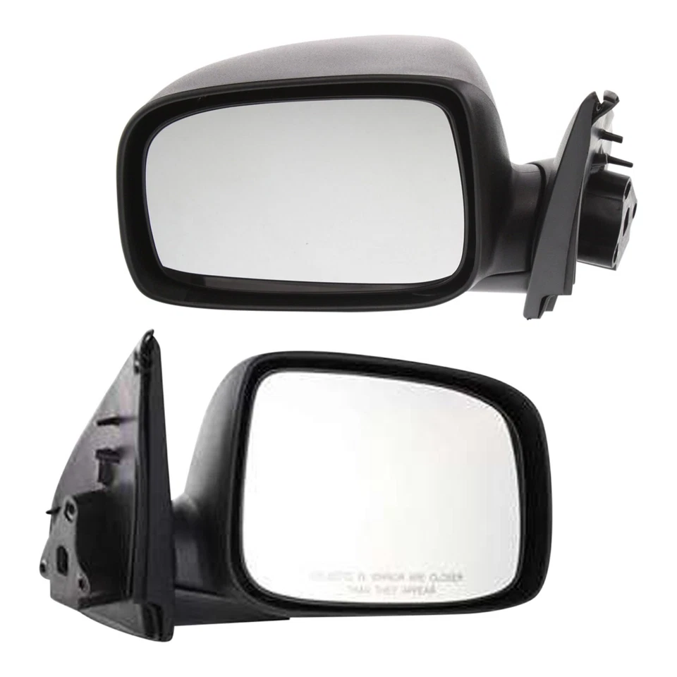 Juego de 2 espejos retrovisores manuales negros no plegables para 04-12 Chevy Colorado GMC Canyon Foto 1 de 4