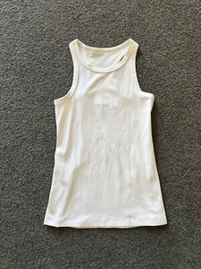 Lululemon Align hip-length racer back tank top in White size US 4 - Picture 1 of 2