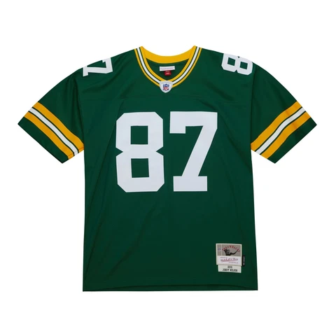 Green Bay Packers Jordy Nelson #87 Mitchell & Ness Green 2010 NFL Legacy Jersey Cover