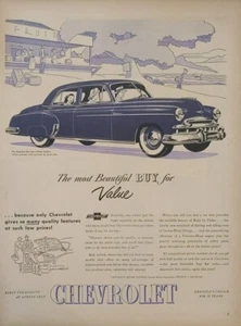1949 Vintage Chevrolet deluxe 4-door sedan. Post WW2 - Picture 1 of 1