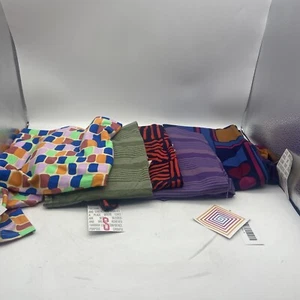 Lularoe Julia Small Dress Lot Of 5 NWT New Geometric Stripes Multi-Color Spring - Picture 1 of 23