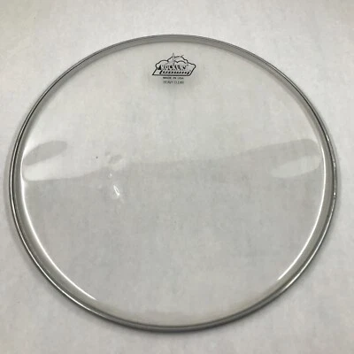 VINTAGE 1980's LUDWIG ROCKER SERIES 13.5" HEAVY CLEAR DRUM HEAD MADE in USA-VG! - Image 1 of 4