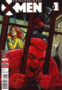 Marvel Comics Extraordinary X Men #1 Anual Noviembre 2016 Como Nuevo Original Bolso y Tablero - Imagen 1 de 3