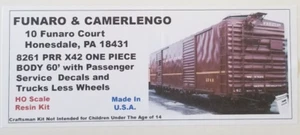 Funaro F&C 8261 PENNSYLVANIA X42 PRR 60' Express Boxcar PASSENGER Service TRUCKS - Picture 1 of 24