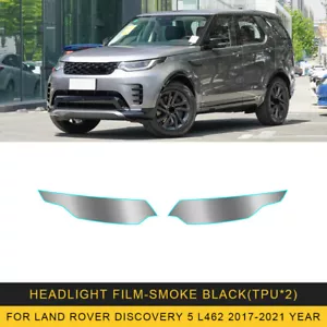 LH+RH TPU Headlight Protective Precut Film Sticker For Land Rover Discovery 5 - Picture 1 of 12