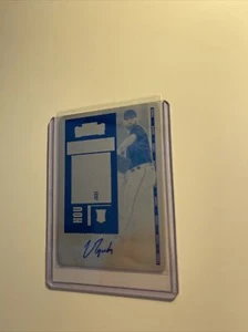 MLB Panini Contenders 1 of 1 Printing Template Card Autograph Jose Urquidy - Picture 1 of 3