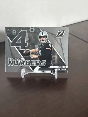 2022 Panini Zenith Derek Carr Behind The Numbers Insert Silver Prizm#BN-DC - Image 1 of 2
