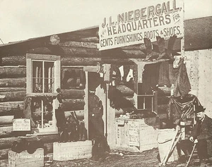 Impresión fotográfica vintage de la escena callejera occidental PIONEER MERCHANT Colorado 788 11" x 14" - Imagen 1 de 1