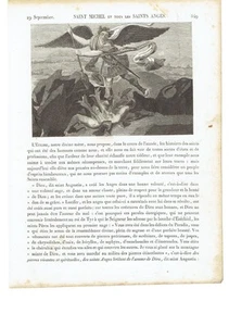 1825 Vite dei Santi: San Michele Arcangelo 29 Settembre "Saint Michel" - Picture 1 of 1