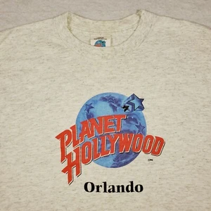 Vintage 90s Planet Hollywood Orlando T Shirt Men's Adult Sz L Single Stitch USA - Picture 1 of 8
