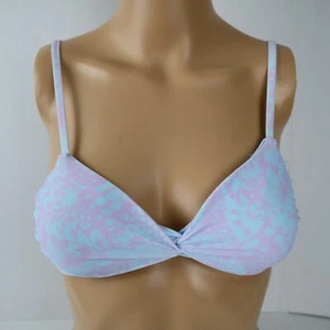 Xhilaration women's bikini top sz small blue purple butterfly padded nwot - Picture 1 of 5