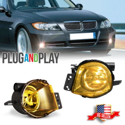 2X Luces antiniebla amarillas luces de parachoques para BMW E90 323i 325i 328i 330i 335i 2006-2008 Foto 1 de 4