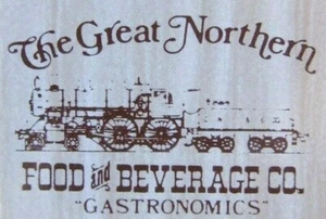 TRAIN ON MATCHBOOK COVER: GREAT NORTHERN RESTAURANT (SACRAMENTO, CALIFORNIA) E25 - Picture 1 of 3