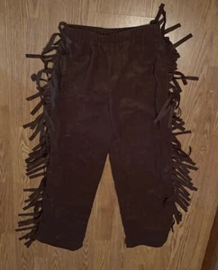 Men's Small Youth Fringed Western Rockabilly Handmade 22"X23" Pants - Picture 1 of 1