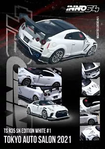 1/64 NISSAN GT-R (R35) "TOP SECRET" Tokyo Auto Salon 2021 - IN64-R35TS-TAS2021 - Picture 1 of 4