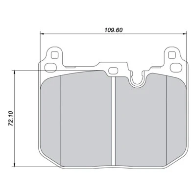 PALHETAS DE FREIO DIANTEIRAS VOLPE SPRINT TRACK DAY BMW F20 F21 M135i M140i BREMBO - Imagem 1 de 4
