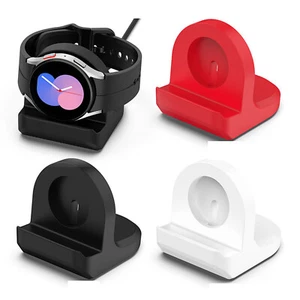 Charging Stand Silicone Dock For Samsung Galaxy Watch5/Watch5 Pro Accessories - Picture 1 of 15
