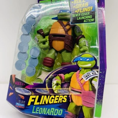 FLINGERS LEONARDO Nickelodeon Teenage Mutant Ninja Turtles Playmates 2012 - NEW - Image 1 of 4
