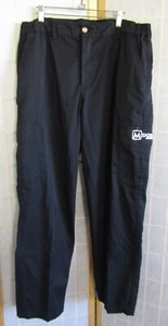 Neu im Karton Menzies Herren schwarz Luftfahrt Cargo Baumwolle/Polyester Reißverschluss Hose Größe 36L - Bild 1 von 6
