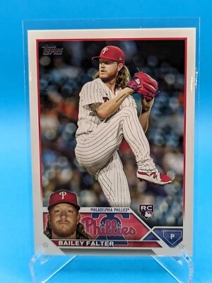 Bailey Falter 2023 Topps Series 2 Two Rookie Card RC #643 Philadelphia Phillies - Image 1 of 2