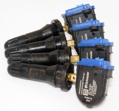 Set of 4 Schrader 33560 TPMS Sensors Snap-In EZ-sensor Programming Required - Image 1 of 4