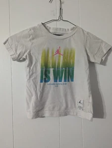 Toddler Jordan X Khaled - All I Do Is Win T Shirt - Size 4T - Picture 1 of 3