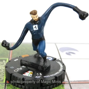 Fantastic Four * REED RICHARDS FIXER OF UNIVERSES #066 HeroClix CHASE con tarjeta - Imagen 1 de 1