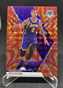 2019-20 Panini Mosaic Kyle Kuzma Orange Reactive Prizm Los Angeles Lakers - Bild 1 von 2