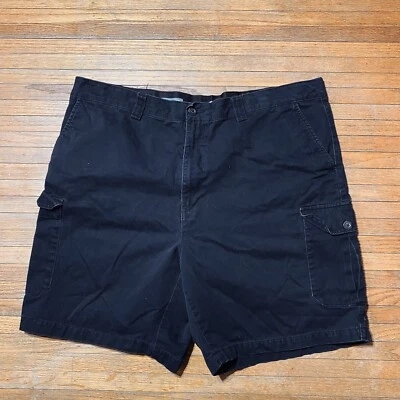 Harbor Bay Shorts Size 42 Black Cargo Mens Continuous Comfort Waist Band Stretch - Image 1 of 4