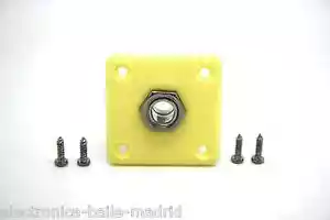 PLASTIC CREAM IVORY JACK PLATE & SOCKET FOR GIBSON EPIPHONE LES PAUL - Bild 1 von 1